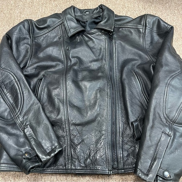 Leather Motorcycle 🏍️ Jacket - Picture 2 of 9